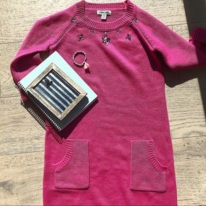 Cherokee Pink Knitted Dress Girls
